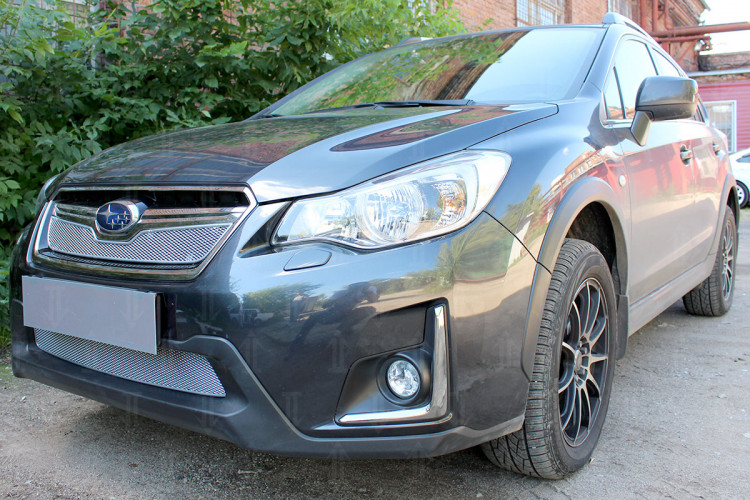 Сетка защитная в бампер Premium хром Strelka Subaru XV 2012-2016 Сетка защитная в бампер Premium хром Strelka → SUBXV.PREMIUM.chrome :: TUNING`Leader /img1