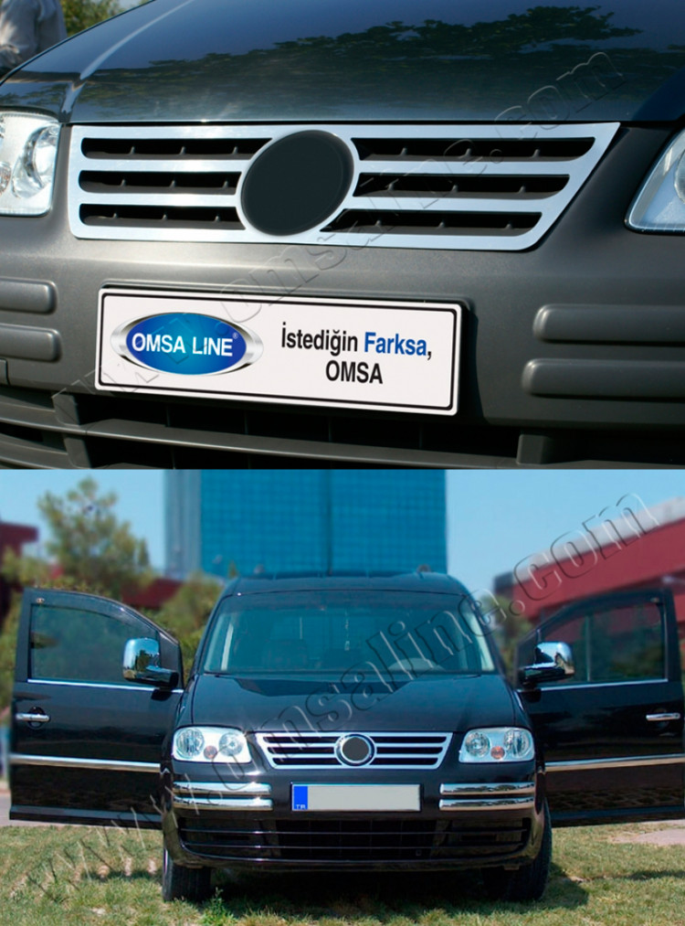 Стальная накладка на решетку радиатора Omsa Line → 7520084 ` :: TUNING`Leader /img1