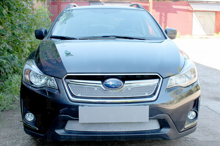 Сетка защитная в бампер Premium хром Strelka Subaru XV FL 2016-2018 Сетка защитная в бампер Premium хром Strelka → SUXV16.PREMIUM :: TUNING`Leader /img2