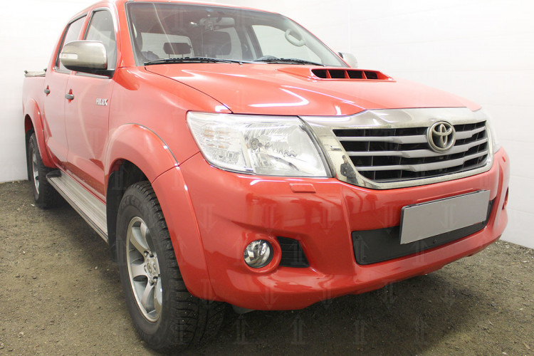 Сетка защитная в бампер зимний пакет Strelka Toyota Hilux FL 2011-2015 Сетка защитная в бампер зимний пакет Strelka → TOYHIL11 :: TUNING`Leader /img10