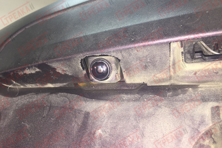 Защита камеры заднего вида Стрелка Nissan Qashqai+2 2008-2013 Защита камеры заднего вида Стрелка → 29269040-360 :: TUNING`Leader /img1