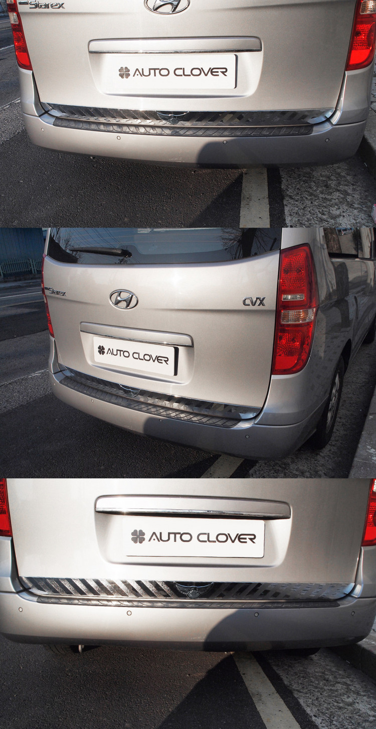 Хромированная накладка на кромку крышки багажника Autoclover Hyundai Grand Starex (H-1) 2007-2015, Hyundai Grand Starex (H-1) FL 2015-2017, Hyundai Grand Starex Urban (H-1) 2018- Хромированная накладка на кромку крышки багажника Autoclover → D786 :: TUNING`Leader /img2