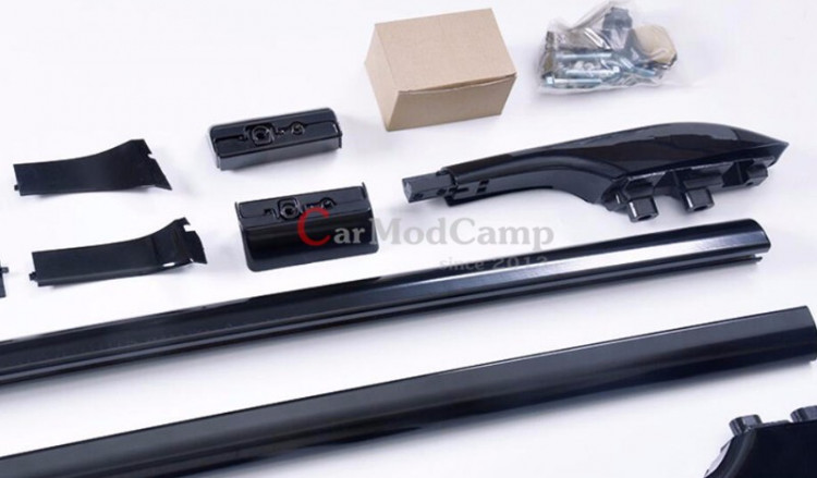 Рейлинги на крышу черные OEM-Tuning Toyota Land Cruiser 200 2007-2012, Toyota Land Cruiser 200 FL 2012-2015 Рейлинги на крышу черные OEM-Tuning → 35.ORG.133.08.S :: TUNING`Leader /img3