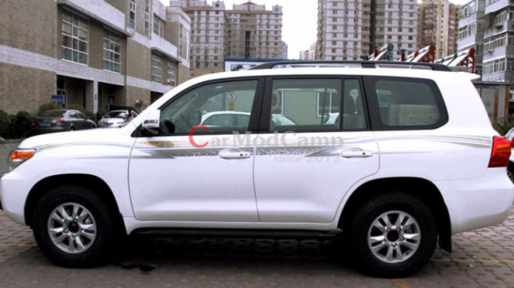 Рейлинги на крышу черные OEM-Tuning Toyota Land Cruiser 200 2007-2012, Toyota Land Cruiser 200 FL 2012-2015 Рейлинги на крышу черные OEM-Tuning → 35.ORG.133.08.S :: TUNING`Leader /img4