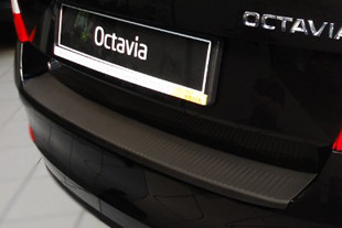 Накладка на задний бампер пластиковая Rider N-0037: Skoda Octavia III 2013-2017 > TUNING`Leader Накладка на задний бампер пластиковая Rider Skoda Octavia III 2013-2017 > TUNINGLeader.ru