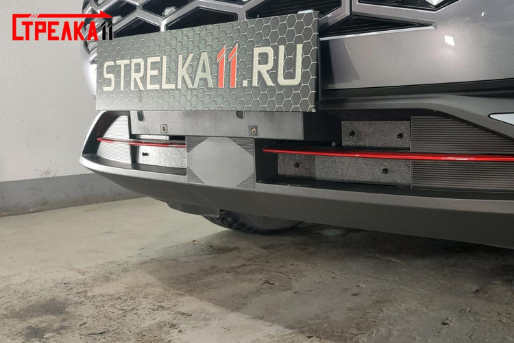 Зимняя защита радиатора на стяжке Strelka Omoda C5 2022- Зимняя защита радиатора на стяжке Strelka → ZZ.OMOC522 :: TUNING`Leader /img2
