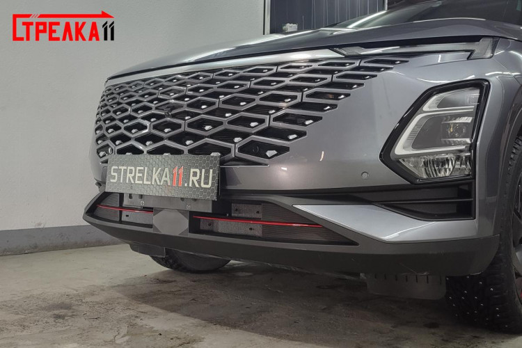 Зимняя защита радиатора на стяжке Strelka Omoda C5 2022- Зимняя защита радиатора на стяжке Strelka → ZZ.OMOC522 :: TUNING`Leader /img3