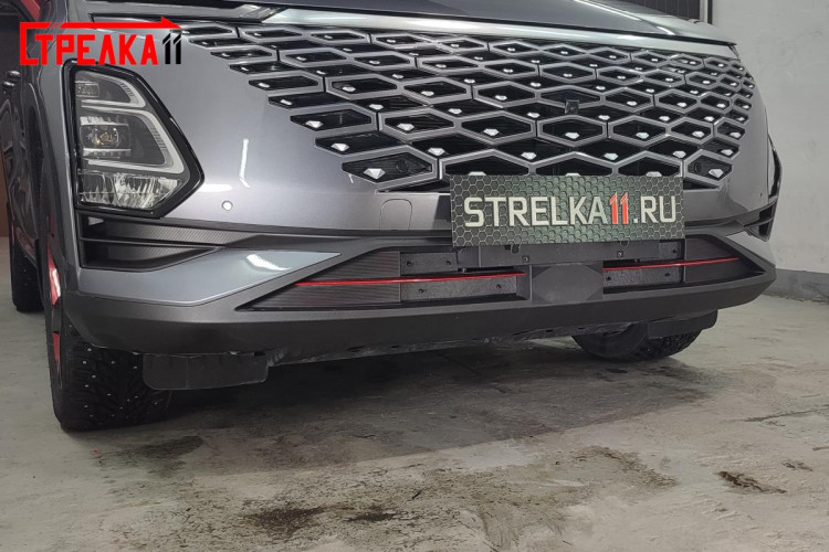 Зимняя защита радиатора на стяжке Strelka Omoda C5 2022- Зимняя защита радиатора на стяжке Strelka → ZZ.OMOC522 :: TUNING`Leader /img6