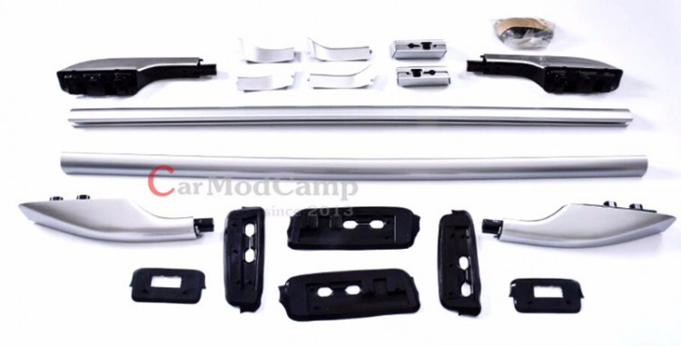 Рейлинги на крышу серебристые OEM-Tuning Toyota Land Cruiser 200 2007-2012, Toyota Land Cruiser 200 FL 2012-2015 Рейлинги на крышу серебристые OEM-Tuning → 35.ORG.133.08.G :: TUNING`Leader /img1
