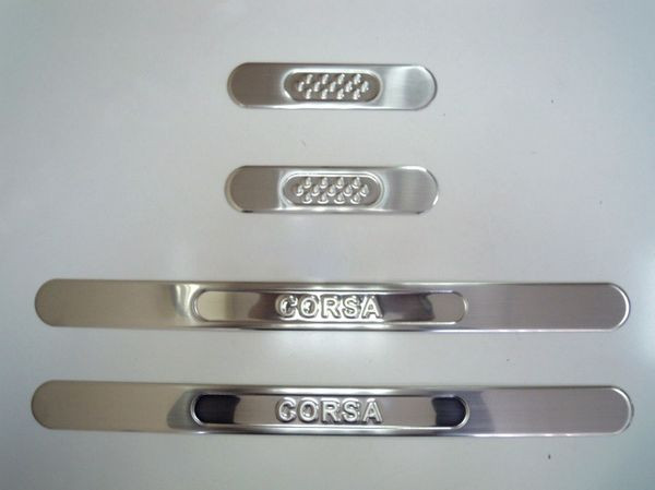 Стальные накладки на пороги Omsa Line Opel Corsa D 2006-2014 Стальные накладки на пороги Omsa Line → 5213091 ` :: TUNING`Leader /img1