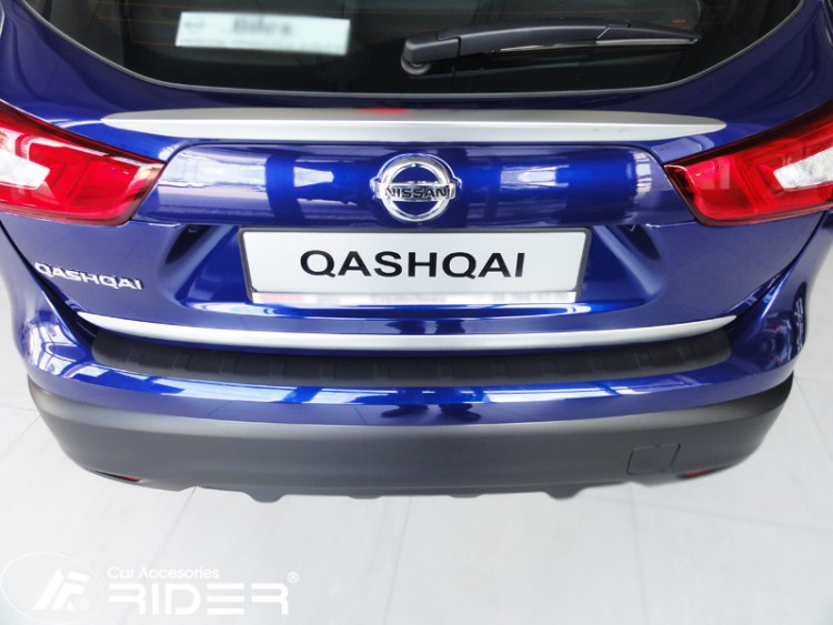 Накладка на задний бампер пластиковая Rider Nissan Qashqai 2014-2019 Накладка на задний бампер пластиковая Rider → N-0035 :: TUNING`Leader /img5