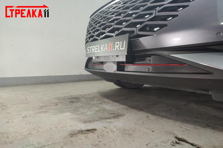 Сетка защитная в бампер зимний пакет Strelka Omoda C5 2022- Сетка защитная в бампер зимний пакет Strelka → VZP :: TUNING`Leader /img8