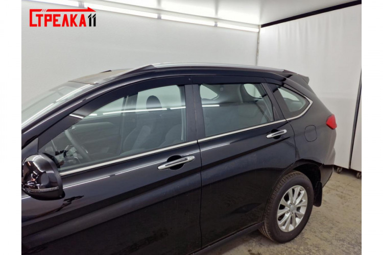 Дефлекторы на окна тонированные 2D Strelka (6 элементов) Haval M6 2021- Дефлекторы на окна тонированные 2D Strelka (6 элементов) → 2D231-4.S11 :: TUNING`Leader /img3