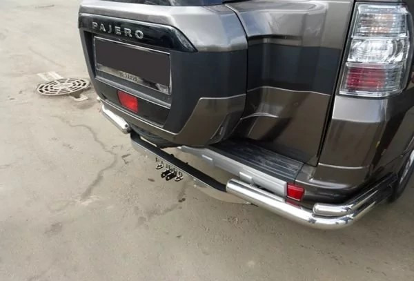 Защита заднего бампера углы двойные (d 70/42) Tamsan Mitsubishi Pajero 2006-2011, Mitsubishi Pajero FL 2011-2014, Mitsubishi Pajero FL 2015- Защита заднего бампера углы двойные (d 70/42) Tamsan → TRG05DD7042UM.50.32 :: TUNING`Leader /img10