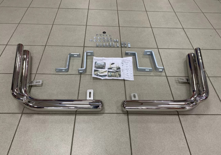Защита заднего бампера углы двойные (d 70/42) Tamsan Mitsubishi Pajero 2006-2011, Mitsubishi Pajero FL 2011-2014, Mitsubishi Pajero FL 2015- Защита заднего бампера углы двойные (d 70/42) Tamsan → TRG05DD7042UM.50.32 :: TUNING`Leader /img5