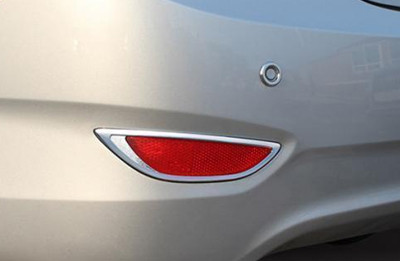 Хромированные накладки на задние противотуманные фары Kyoungdong Hyundai Solaris SD 2011-2013 > TUNINGLeader.ru
