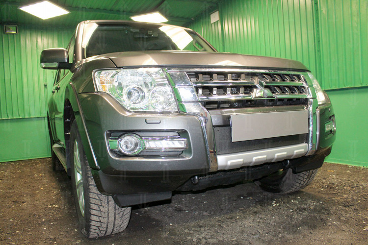 Сетка защитная в бампер зимний пакет Strelka Mitsubishi Pajero FL 2015- Сетка защитная в бампер зимний пакет Strelka → - :: TUNING`Leader /img13