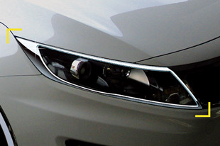Хромированные накладки на передние фары Kyoungdong KIA Optima 2010-2013 > TUNINGLeader.ru