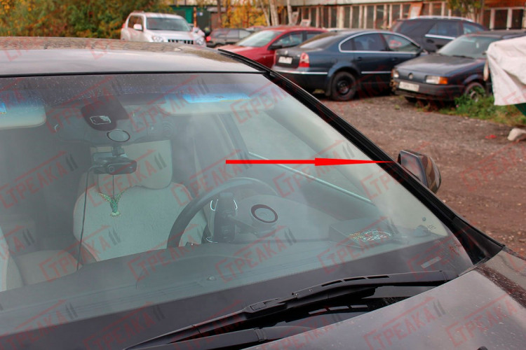 Водосток (дефлектор) лобового стекла Strelka → 114.ST2 :: TUNING`Leader /img4