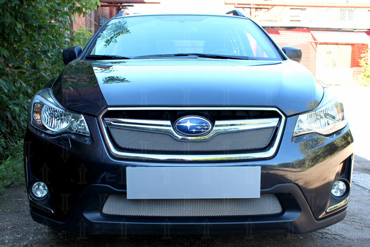 Сетка защитная в бампер Standart хром Strelka Subaru XV FL 2016-2018 Сетка защитная в бампер Standart хром Strelka → SUXV16 :: TUNING`Leader /img2