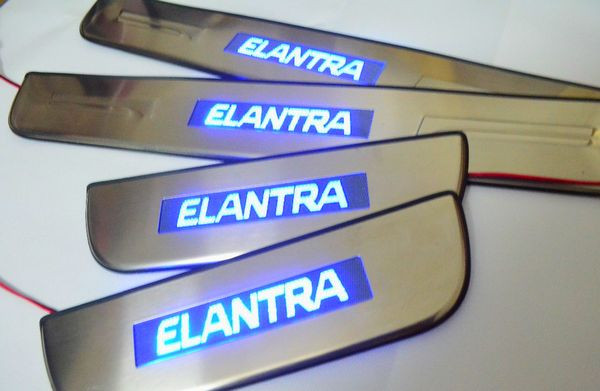 Накладки на пороги с Led подсветкой JMT → 24398 :: TUNING`Leader /img3