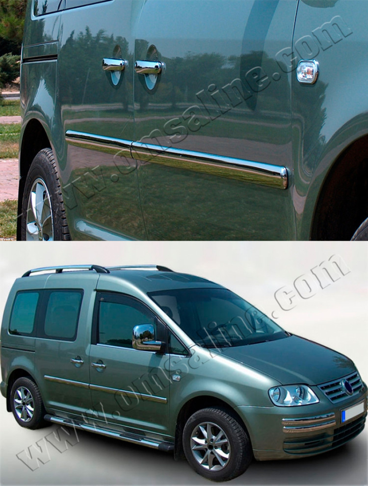Стальные накладки на боковые двери Omsa Line Volkswagen Caddy III 2004-2009, Volkswagen Caddy III FL 2010-2014, Volkswagen Caddy III FL 2015-2021 Стальные накладки на боковые двери Omsa Line → 7520131 ` :: TUNING`Leader /img1