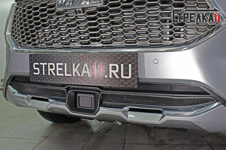 Сетка защитная в бампер Standart черный Strelka → HAVF7.top.black :: TUNING`Leader /img5