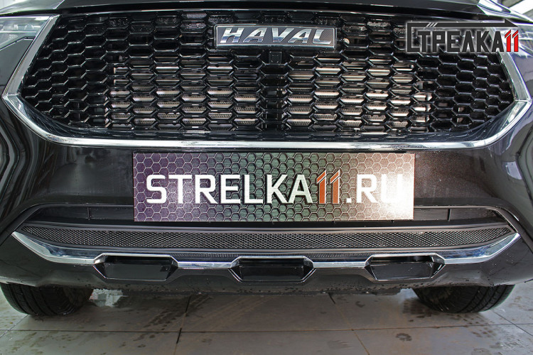 Сетка защитная в бампер Standart черный Strelka → HAVF7.top.black :: TUNING`Leader /img11