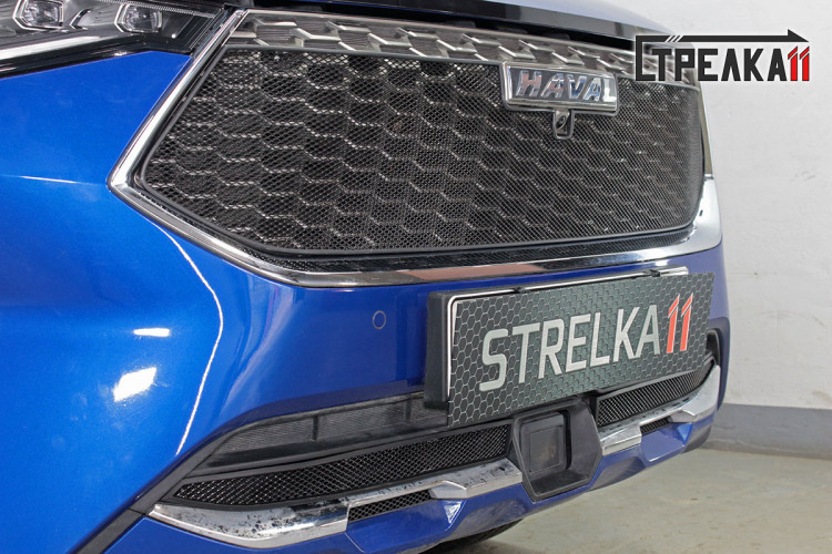 Сетка защитная в бампер Standart черный Strelka → HAVF7.top.black :: TUNING`Leader /img16