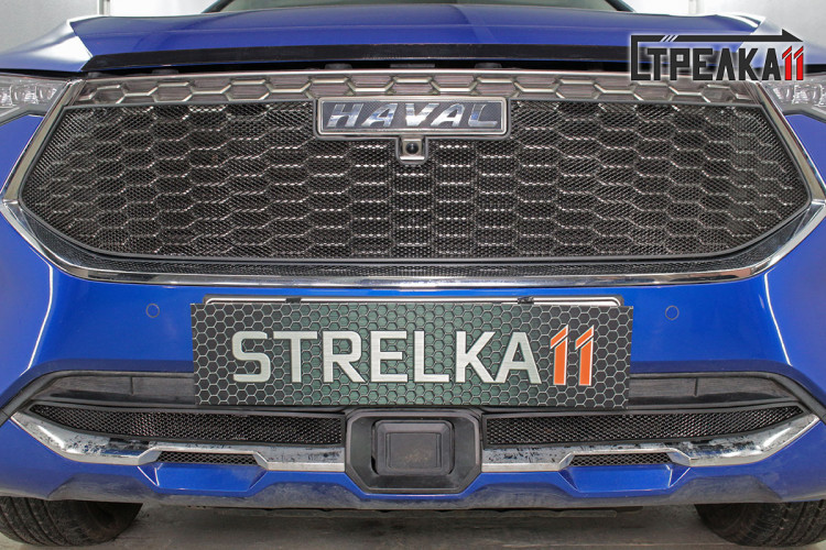 Сетка защитная в бампер Standart черный Strelka → HAVF7.top.black :: TUNING`Leader /img18