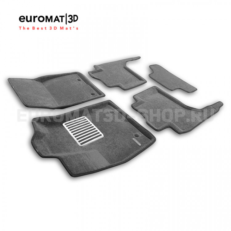 Коврики текстильные серые LUX 3D Euromat → EM3D-005109G :: TUNING`Leader /img1