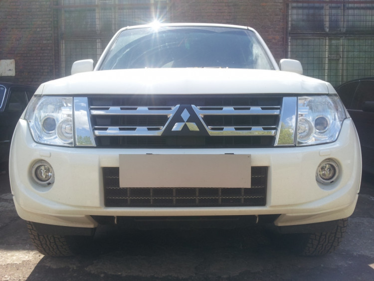 Сетка защитная в бампер Premium черный Strelka Mitsubishi Pajero FL 2011-2014 Сетка защитная в бампер Premium черный Strelka → MITPIV13.PREMIUM.black :: TUNING`Leader /img2
