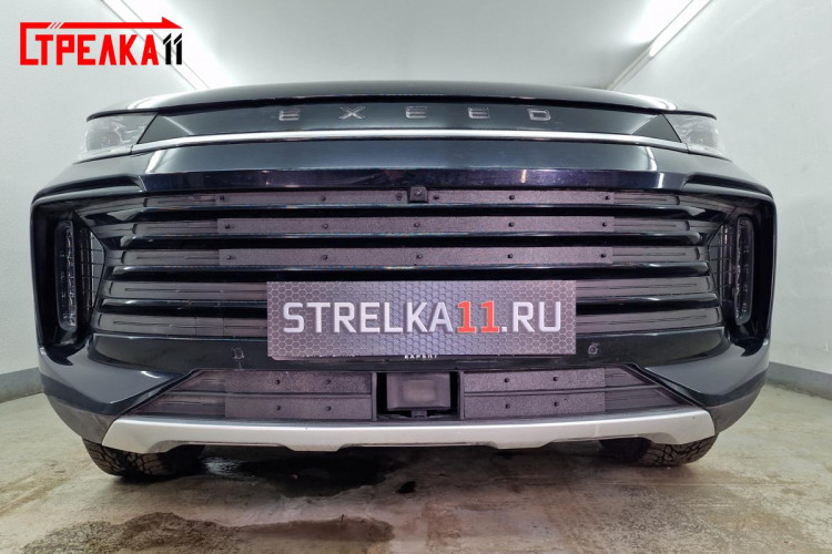 Зимняя защита радиатора на стяжке Strelka Exeed TXL FL 2021- Зимняя защита радиатора на стяжке Strelka → ZZ.EXTXL20.bot :: TUNING`Leader /img4
