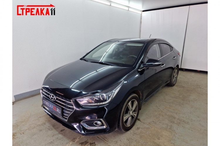 Дефлекторы на окна тонированные 2D Strelka (4+4 элемента, удлинённые) Hyundai Solaris 2017-2020, Hyundai Solaris FL 2021- Дефлекторы на окна тонированные 2D Strelka (4+4 элемента, удлинённые) → 2D223-4.S11 :: TUNING`Leader /img4