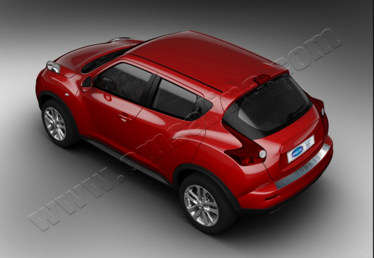 Накладка на задний бампер полированная Omsa Line Nissan Juke FL 2014-2019 Накладка на задний бампер полированная Omsa Line → 5008093FT :: TUNING`Leader /img4