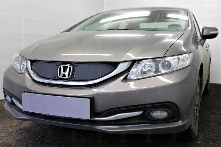 Сетка защитная в бампер зимний пакет Strelka Honda Civic HB 2012-2017, Honda Civic SD 2012-2017, Honda Civic SW 2012-2017 Сетка защитная в бампер зимний пакет Strelka → HONCIV13 :: TUNING`Leader /img8