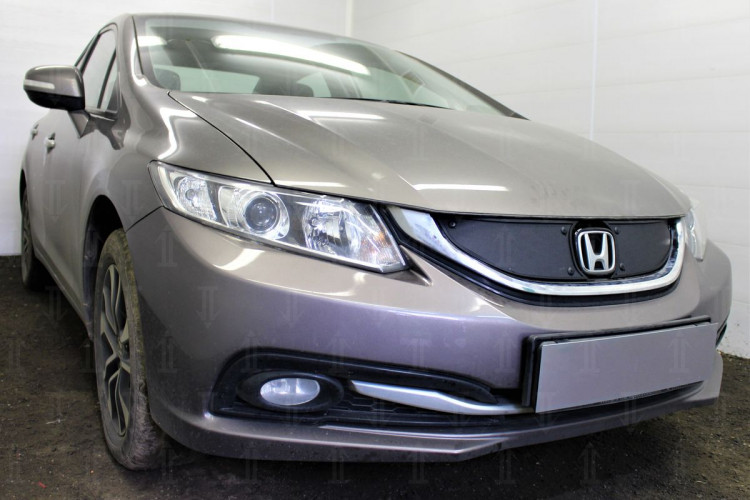 Сетка защитная в бампер зимний пакет Strelka Honda Civic HB 2012-2017, Honda Civic SD 2012-2017, Honda Civic SW 2012-2017 Сетка защитная в бампер зимний пакет Strelka → HONCIV13 :: TUNING`Leader /img10