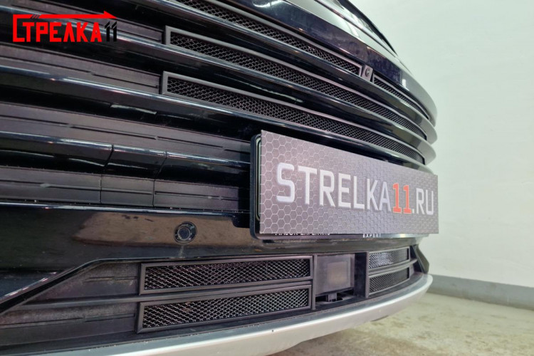 Сетка защитная в бампер Standart черный Strelka Exeed TXL FL 2021- Сетка защитная в бампер Standart черный Strelka → EXTXL20.bot.black :: TUNING`Leader /img3