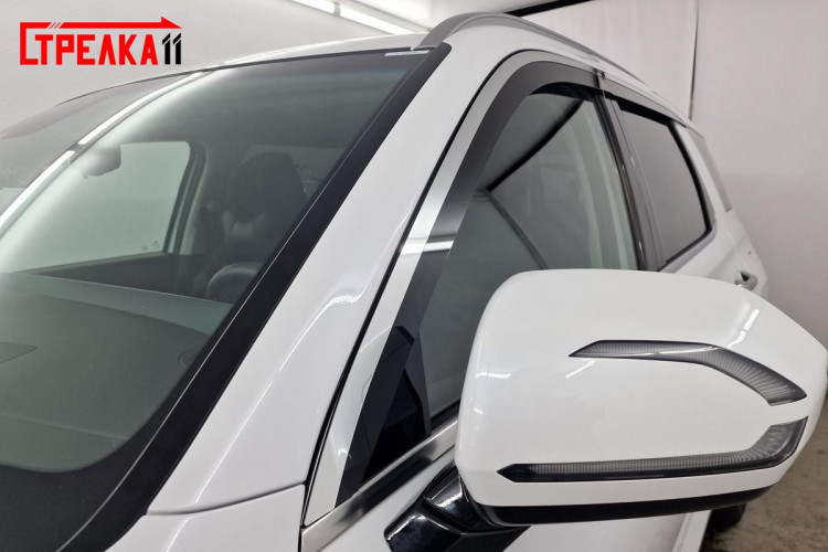 Дефлекторы на окна тонированные с хромированным молдингом 2D Strelka (4+2 элемента) → 2D152-4C.S11 :: TUNING`Leader /img2