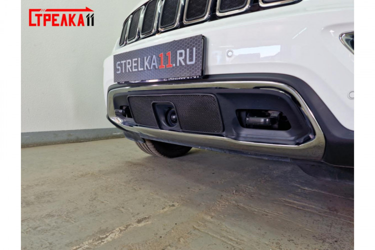 Сетка защитная в бампер Standart черный Strelka Jeep Grand Cherokee FL 2018- Сетка защитная в бампер Standart черный Strelka → JGCH18.bot2.black :: TUNING`Leader /img10