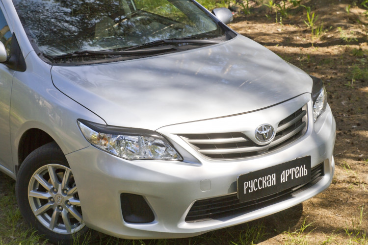 Реснички на передние фары Русская Артель Toyota Corolla FL 2010-2013 Реснички на передние фары Русская Артель → RET-080100 :: TUNING`Leader /img3
