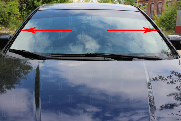 Водосток (дефлектор) лобового стекла Strelka Hyundai i30 HB 2011-2015, Hyundai i30 SW 2011-2015, Hyundai i30 HB FL 2015-2016 Водосток (дефлектор) лобового стекла Strelka → 9.ST2 :: TUNING`Leader /img2