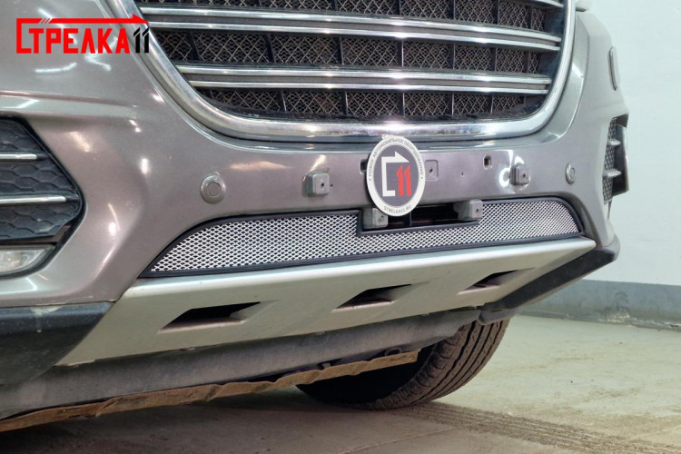 Сетка защитная в бампер Standart хром Strelka → HAVH6.chrome :: TUNING`Leader /img6