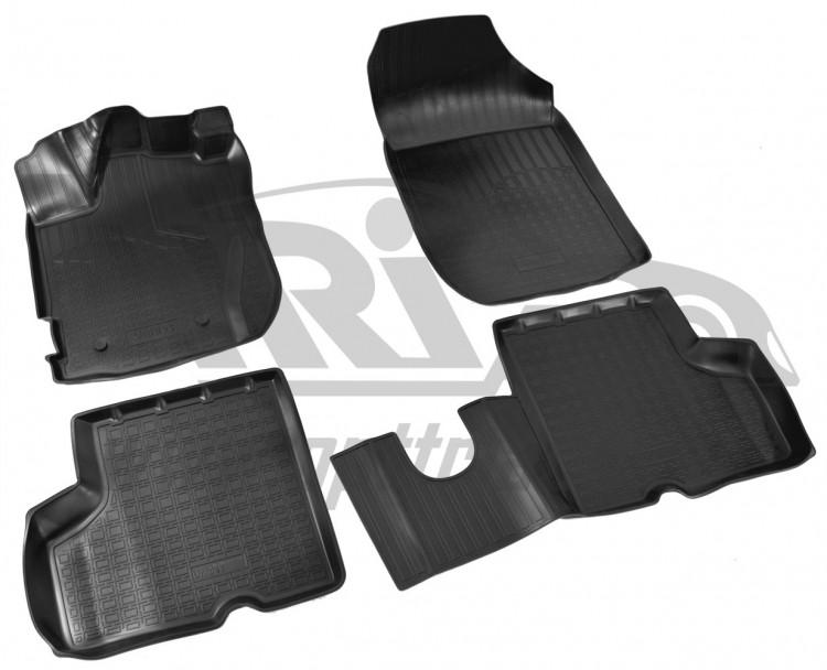 Коврики в салон полиуретановые черные 3D Norplast Renault Kaptur 2016-2020, Renault Kaptur FL 2020- Коврики в салон полиуретановые черные 3D Norplast → NPA11-C69-240 :: TUNING`Leader /img1