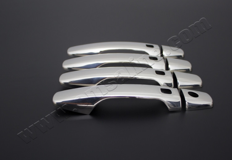 Стальные накладки на ручки дверей (смарт-ключ) Omsa Line Lexus LX570 2008-2014, Lexus LX570 FL 2014-2015, Toyota Land Cruiser 200 2007-2012, Toyota Land Cruiser 200 FL 2012-2015 Стальные накладки на ручки дверей (смарт-ключ) Omsa Line → 7014041 :: TUNING`Leader /img3