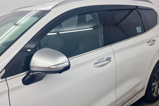 Дефлекторы на окна тонированные 2D Strelka (4+2 элемента) Hyundai Santa Fe 2018-2020, Hyundai Santa Fe FL 2021-2023 Дефлекторы на окна тонированные 2D Strelka (4+2 элемента) → 2D142-6.S11 :: TUNING`Leader /img1