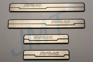 Накладки на пороги стальные JMT 24487: Toyota RAV4 2013-2015, Toyota RAV4 FL 2016-2017 > TUNING`Leader Накладки на пороги стальные JMT Toyota RAV4 2013-2015, Toyota RAV4 FL 2016-2017 > TUNINGLeader.ru