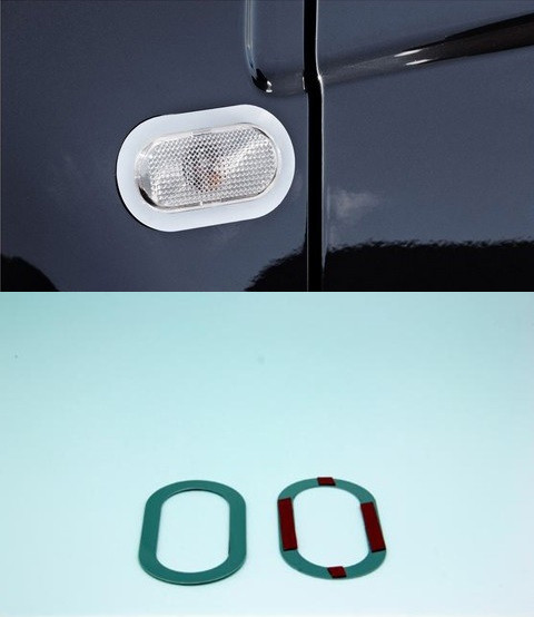 Стальные накладки на поворотники Omsa Line → 2020151 ` :: TUNING`Leader /img1