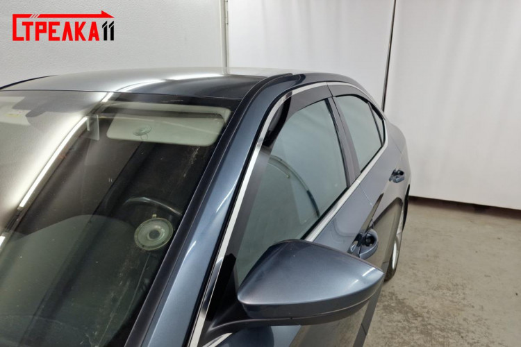Дефлекторы на окна тонированные с хромированным молдингом 2D Strelka Skoda Superb 2015- Дефлекторы на окна тонированные с хромированным молдингом 2D Strelka → 2D159-4C.S11 :: TUNING`Leader /img5