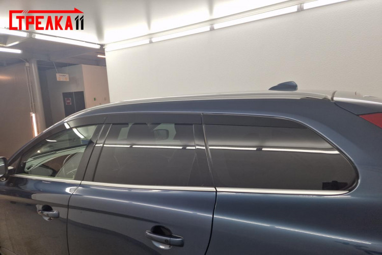 Дефлекторы на окна тонированные 2D Strelka (4+2 элемента) Volvo XC60 2008-2014, Volvo XC60 FL 2014-2017 Дефлекторы на окна тонированные 2D Strelka (4+2 элемента) → 2D149-6.S11 :: TUNING`Leader /img3
